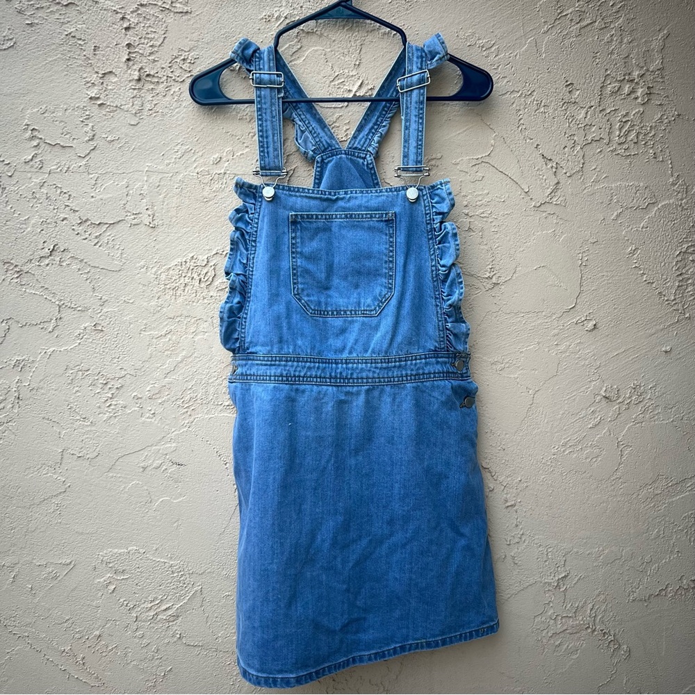 Chorus - overall jean dress, size M